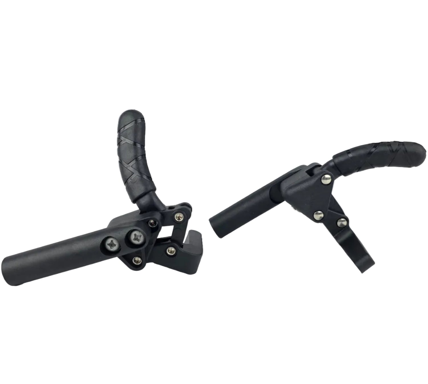 Composite push to lock brakes