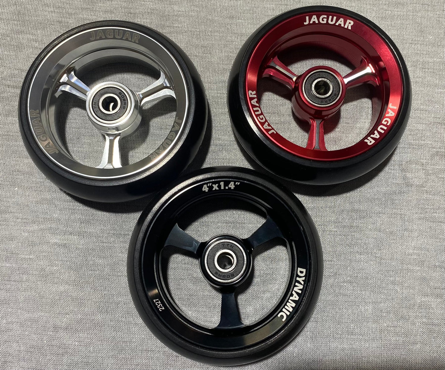 JAGUAR CASTORS - 4 x 1 ¼