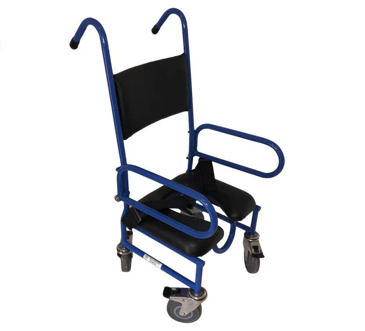 K.I.S. MOBILE SHOWER COMMODE – ATTENDANT-PROPELLED